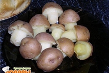 Шаг 4: Картофель очень хорошо вымыть щеткой …