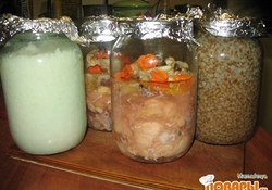 Рецепт: Каши в аэрогриле