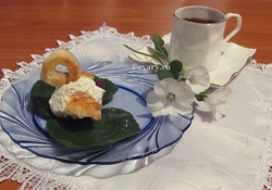 Рецепт: Пирожное "Лебедь"