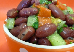 Рецепт: Сальса из красной фасоли