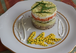 Рецепт: Мимоза! 