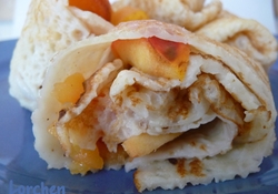 Рецепт: Блины с яблоками