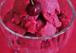 Рецепт: Вишневый сорбет