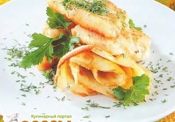 Рецепт: Маринованная рыба, жаренная в сухарях