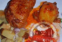 Фаршированные куриные ножки