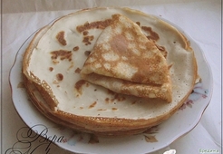 Тонкие блинчики