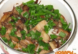 Рецепт: Грибочки в чесночном маринаде