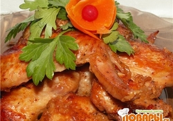 Рецепт: Куриные крылья 