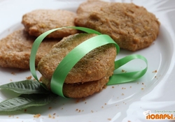 Рецепт: Печенье с соевой мукой и окарой