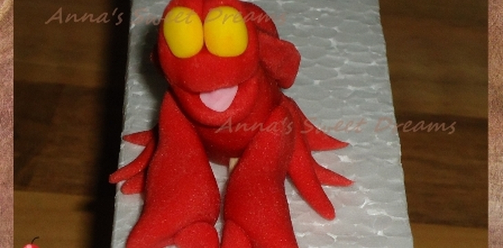 Шаг №6 МК Торт Русалочка Ариэль от Annula