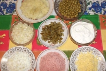 Шаг 2: Все ингредиенты потереть на крупной …