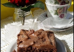 Рецепт: Грушевый пирог с творожным сыром