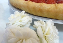 Тарт с малиной