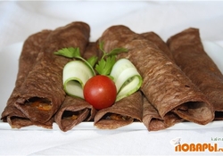 Рецепт: Блинчики из куриной печени