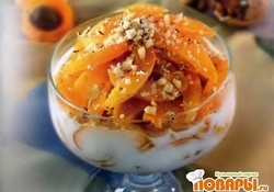 Рецепт: Абрикосы с молоком