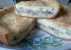 Рецепт: Рыбный пирог из сайры