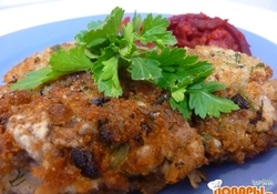 Рецепт: Курочка в хлебных крошках