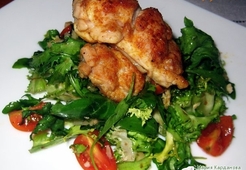 Перепелка с микс салатом