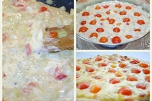 Шаг 3: Пока основа пирога выпекается, готовим …