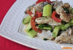 Рыбный салат - Хе (Диета Дюкана, БО)