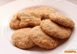 Рецепт: Миндальное печенье (постное)