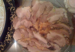 Рецепт: Свиной рулет с пармезаном