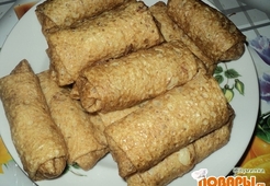 Блины с начинкой двух видов