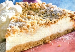 Рецепт: Чизкейк с крошкой 