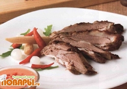 Рецепт: Баранина с соусом