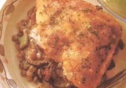 Рецепт: Муссака из грибов и чечевицы