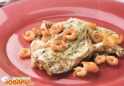 Минтай, тушенный с майонезом