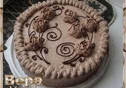 Рецепт: Шоколадный торт с смородиновым суфле