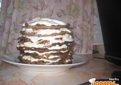 Рецепт: Торт из куриной печени