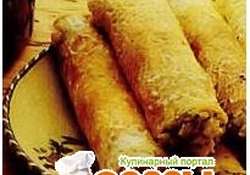 Рецепт: Блины с картофельной начинкой