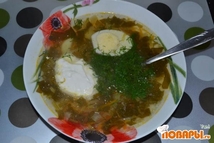 Шаг 5: Подавать готовый суп следует со …