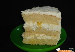 Рецепт: Кокосовый бисквит