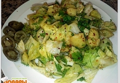 Картофельный острый салат