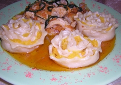 Рецепт: "Осенние цветочки"