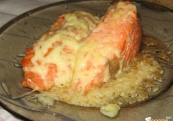 Рецепт: Стейк из сёмги