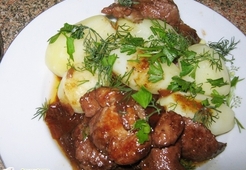 Свинина в винном соусе