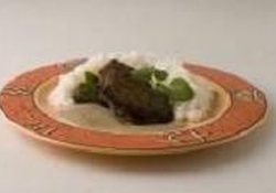 Рецепт: Печень с банановым соусом