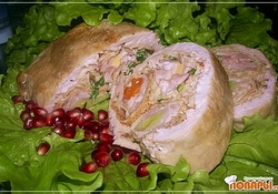 Рецепт: Куриный рулетик 