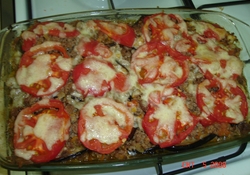 Рецепт: Запеканка из баклажанов