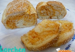 Рецепт: Хлеб "Мраморный"