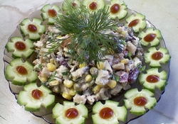 Рецепт: Салат "Сомбреро"