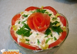 Рецепт: Слоёный салат