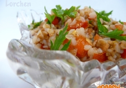 Рецепт: "Гречневый салат"