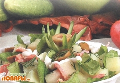 Салат из рыбы