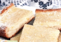 Рецепт: Открытый творожный пирог