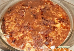 Нежная запеканка из индейки с рисом